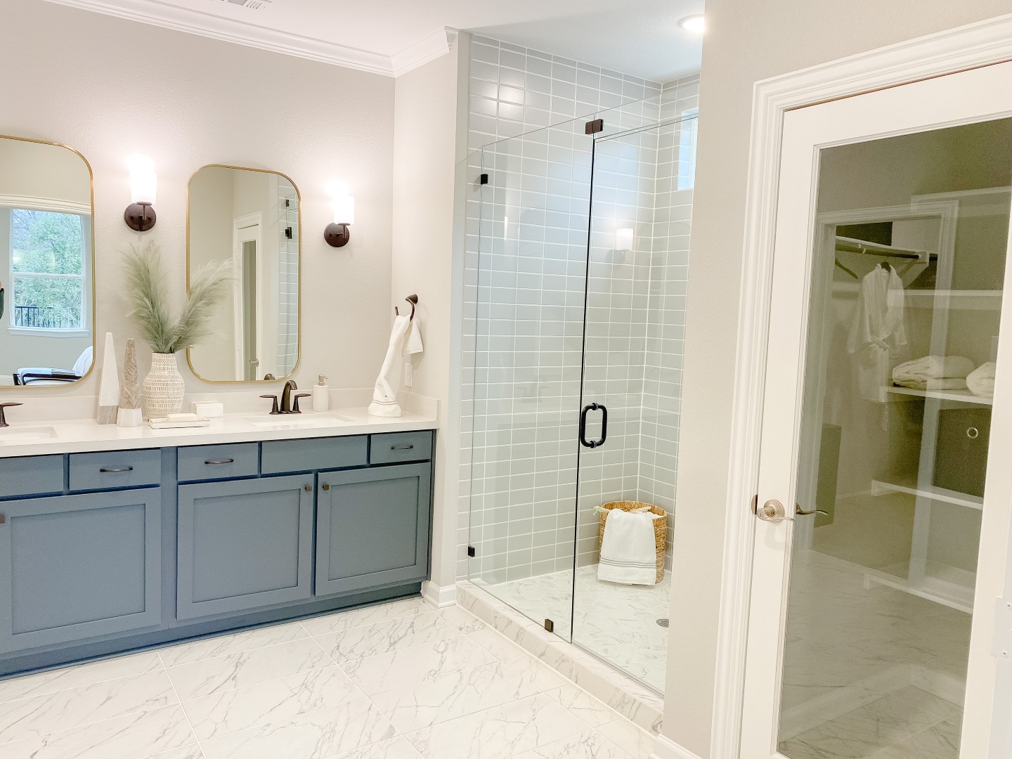 Bathroom remodeled by plumbing company
